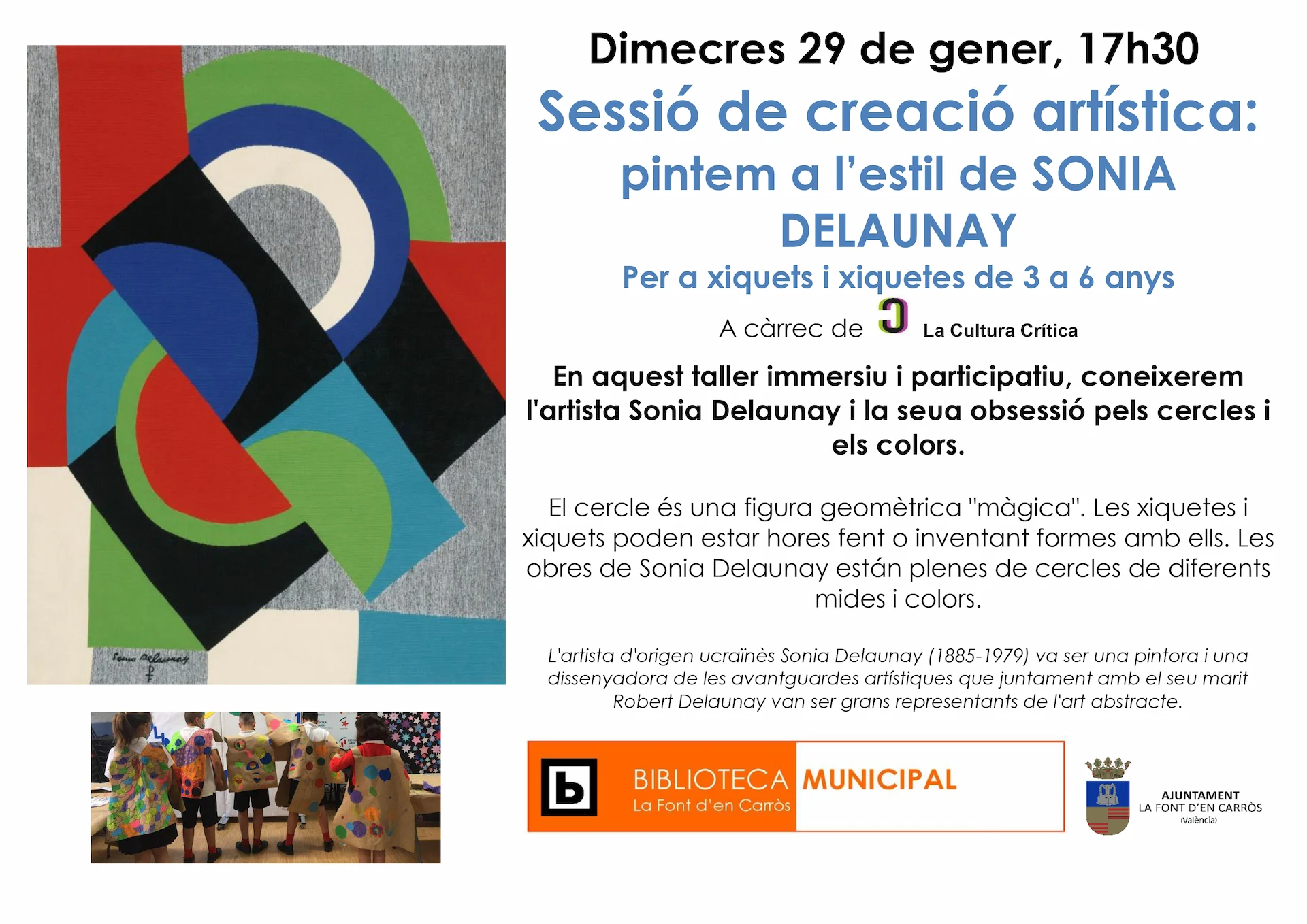 Taller de creació artística en la biblioteca