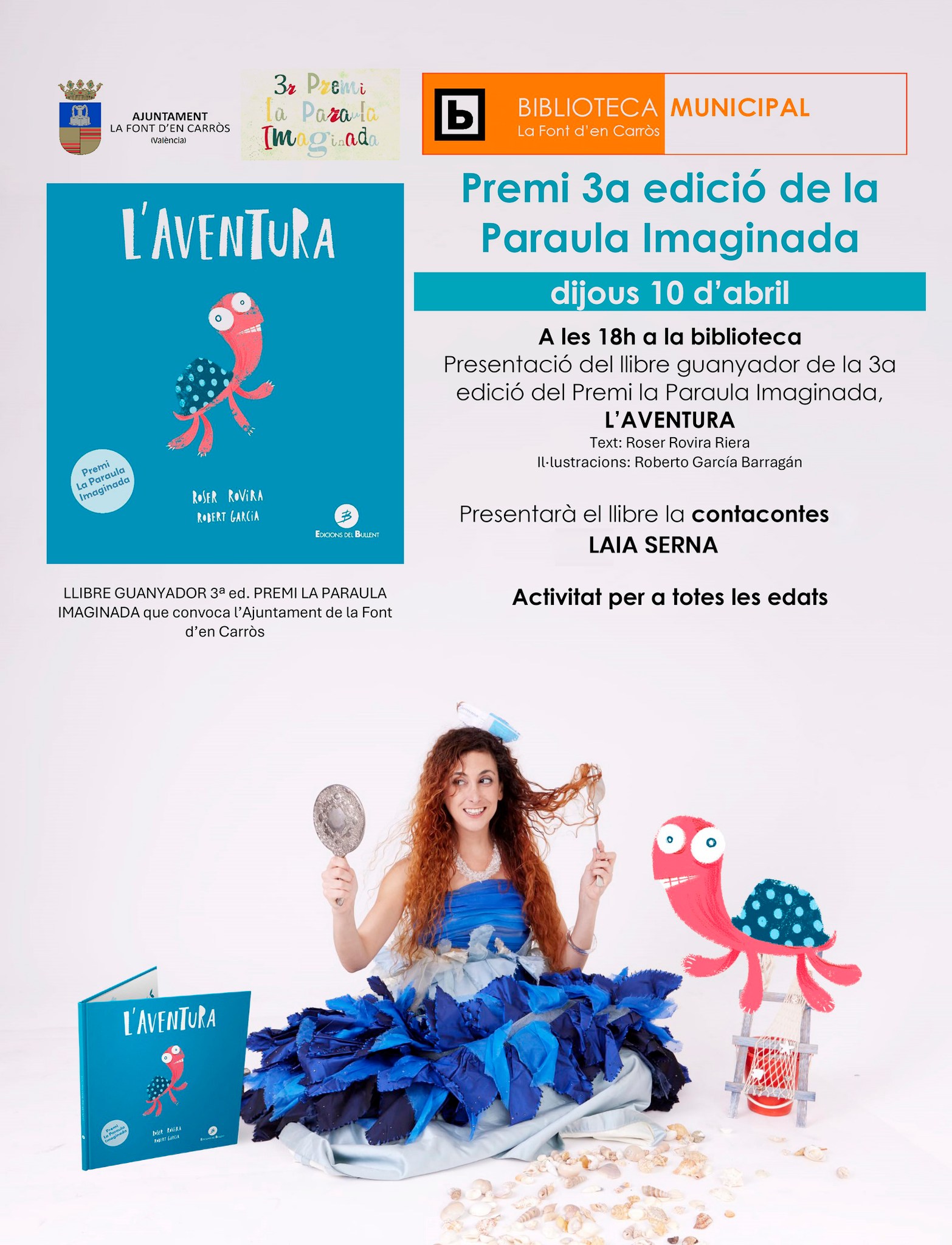 Presentació llibre guanyador 3a edició Premi la Paraula Imaginada