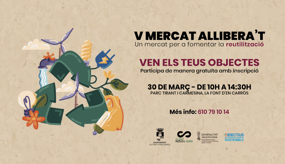 ♻️V MERCAT ALLIBERA’T, NI TIRE NI ACUMULE, RECIRCULE ♻️