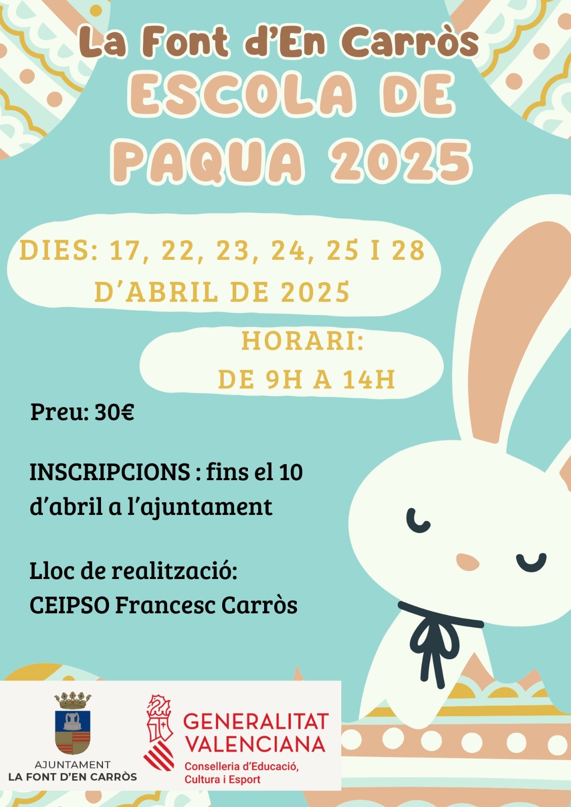 🐰 Escola de pasqua 2025 🐰