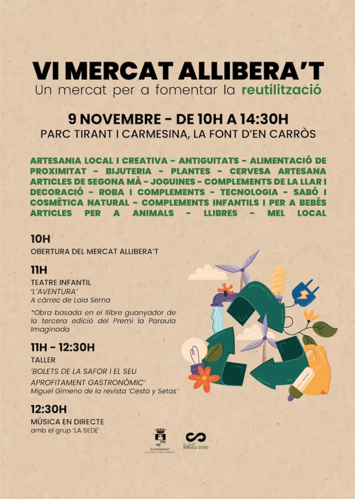 Cartell VI Mercat Allibera't-HORARIS_4x5