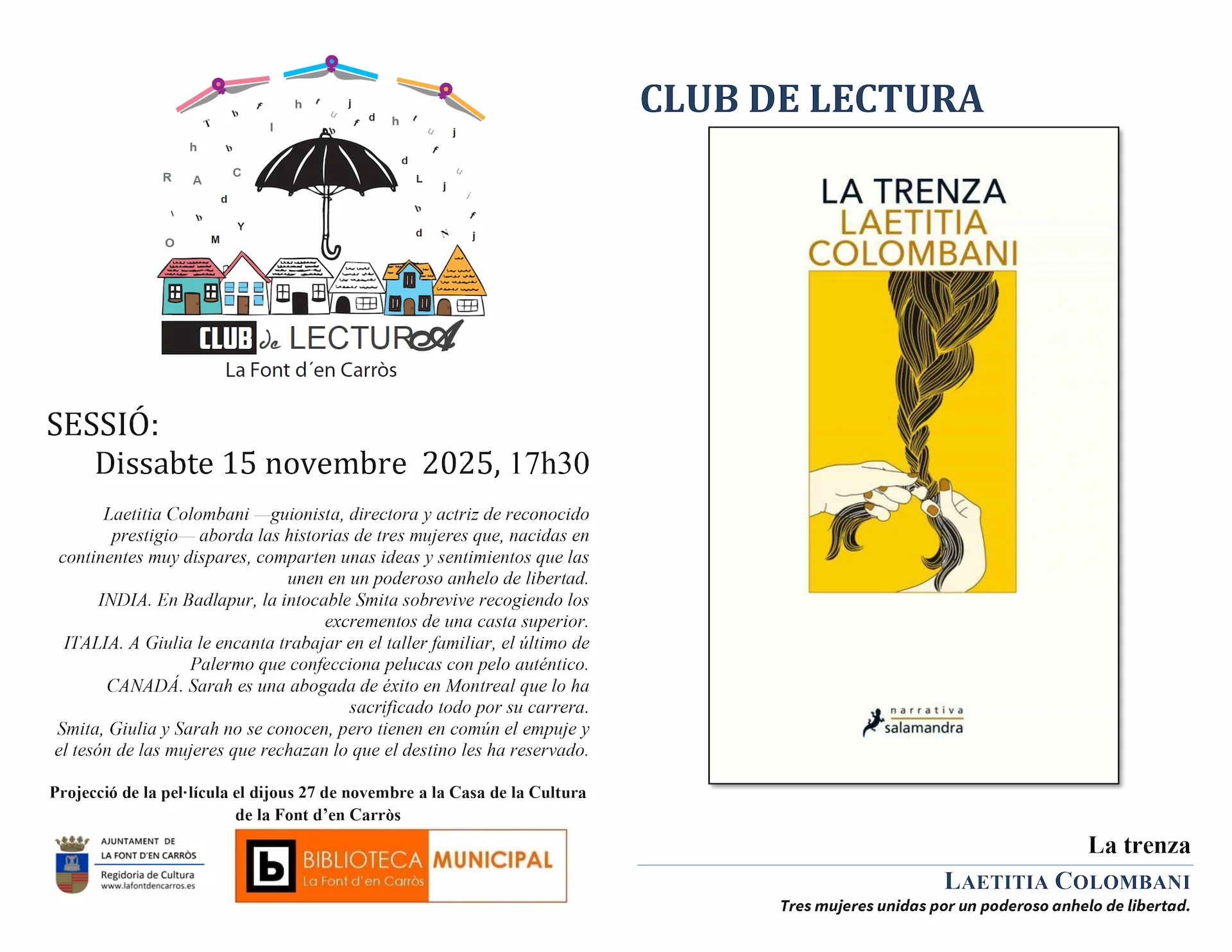 Club de Lectura novembre 2025
