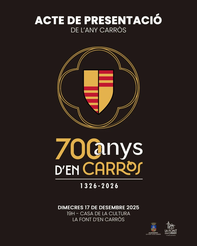 📜 Acte de Presentació de l’Any Carròs 📜