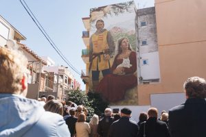 Inauguració del mural d’en Carròs